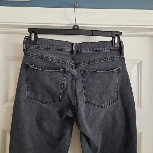 Mott & Bow Jeans Womens 28x32 Gray Black Boyfriend Slim‎ Straight Stretch Denim - Picture 4 of 11